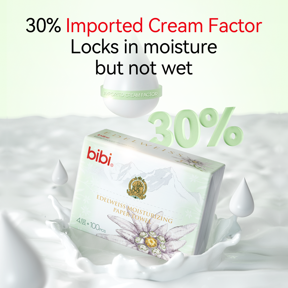 bibi Edelweiss Baby Moisturizing Paper Towel